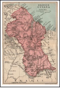 Map of British Guiana