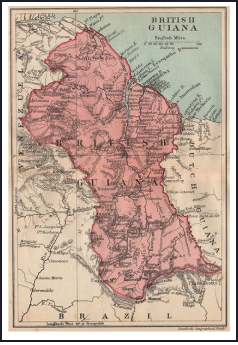 Map of British Guiana